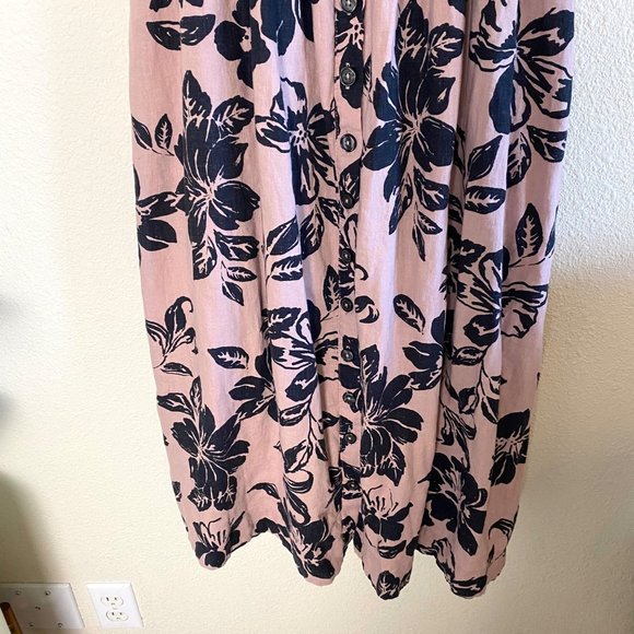 Free People The Perfect Sundress Slit Leg Spaghetti Strap Open Back Midi Dress - Picture 6 of 11